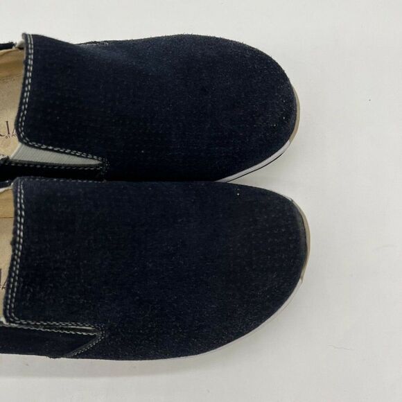 Alegria PG Lite Aaron Navy Suede Men’s Comfort Slip on Shoes size 40 - Picture 2 of 6